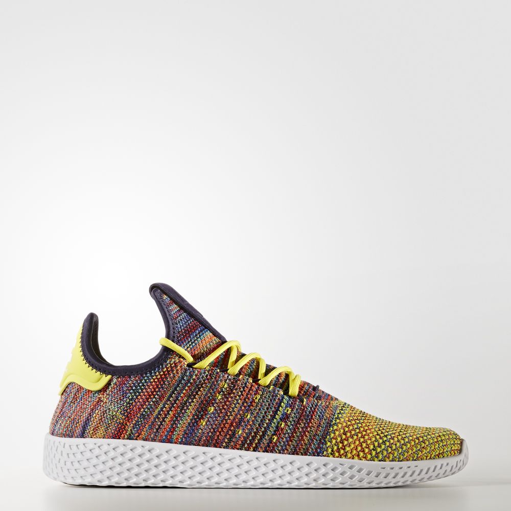 Adidas Pharrell Williams Tennis Hu - Originals γυναικεια - Πολύχρωμο/Κίτρινα/Ασπρα,Μέγεθος: EU 36 –